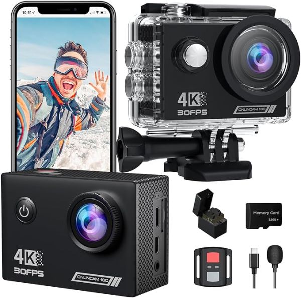 Yolansin 4K30FPS Action Camera